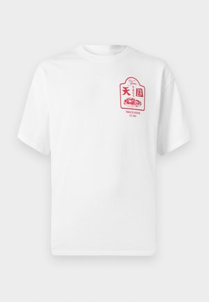 TONKATSU UNISEX - T-shirt imprimé - white