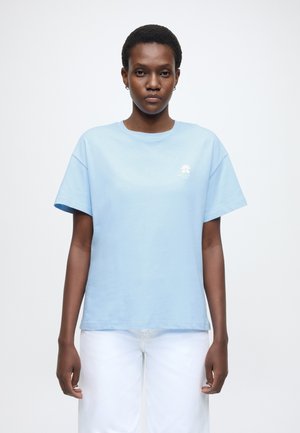 PRINT T-SHIRT, SSL, NORMAL FIT, SPECIAL - Potiskana majica - blue dusk