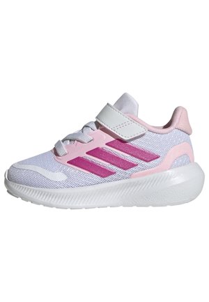 RUNFALCON 5 EL I - Maanteejooksu jalatsid - white/clear pink/grey
