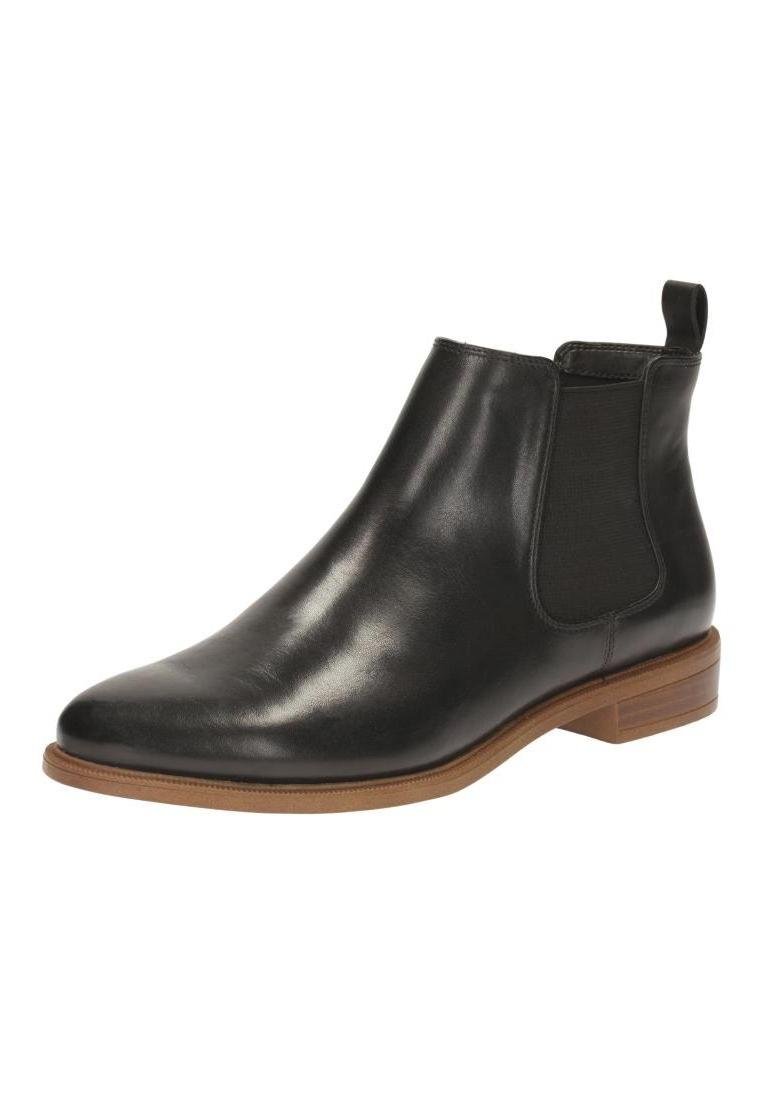 clarks black ankle boots