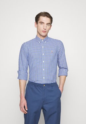SLIM FIT GINGHAM OXFORD SHIRT - Chemise - blue/white