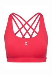 IMPACT STRAP - Sport-BH med medium stöd - hibiscus