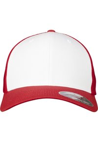 Flexfit Caps - red and white