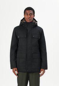 TOM TAILOR FIELDJACKET - Vinterkåpe / -frakk - black