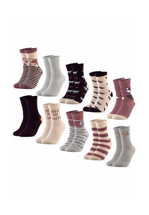 OCCULTO 10 PACK MUSTER - Socken - fox