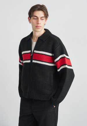BERNARD ZIP UP - Kardigán - black