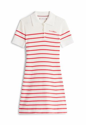 Gebreide jurk - red alert