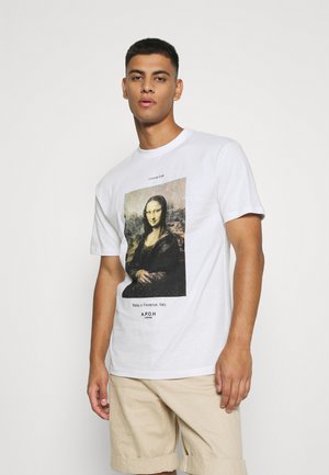 MONA LISA TEE - T-shirt con stampa - white