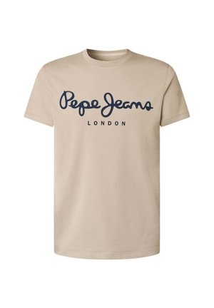 Pepe Jeans ORIGINAL STRETCH  - Triko s potiskem - stone beige