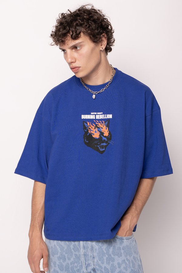 BURNING REBELLION UNISEX - Print T-shirt