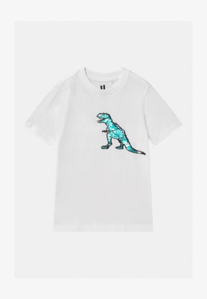 DOWNTOWN - T-shirt print - retro white