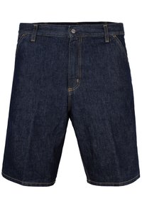 SINGLE - Denim shorts - blue rinsed