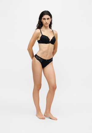 Ann Summers, SEXY PADDED PLUNGE 2 PACK - Push-up-bh'er - black/red