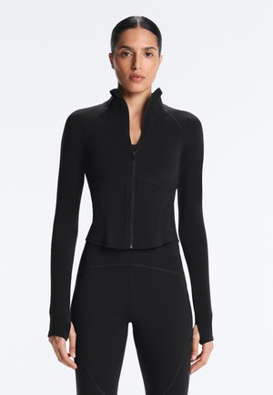 OYSHO LIGHT WARMTH COMFORTLUX TECHNICAL - Bluză de trening - black