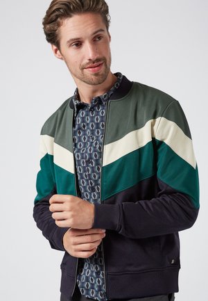 FREEDOM FOR A CHANGE - TRACK WITH FASTENING - Sweat zippé - dark blue