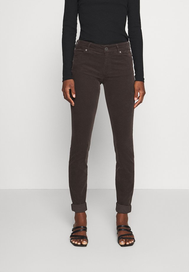 Trousers - dark chocolate