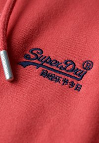 Superdry & Co ESSENTIAL LOGO  - Jersey con capucha - cranberry crush red