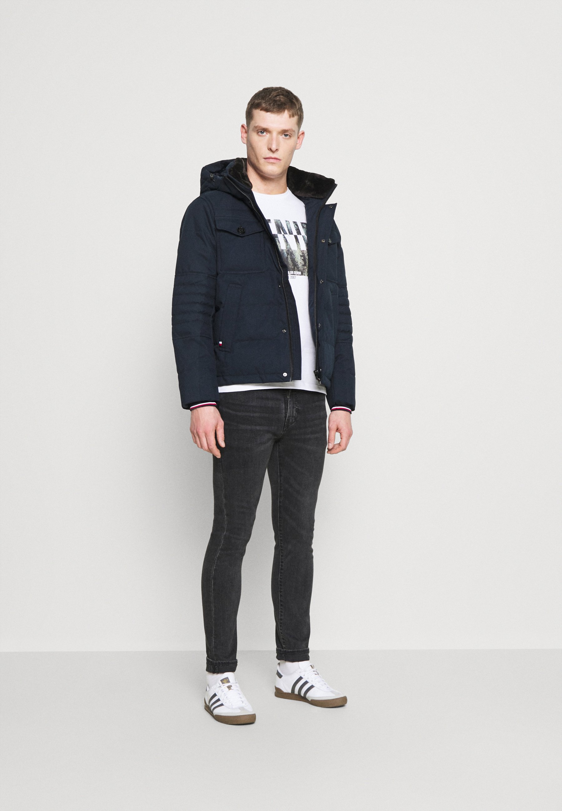 Tommy Hilfiger REMOVABLE HOODED BOMBER 