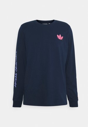 Langærmet T-shirt - dark blue