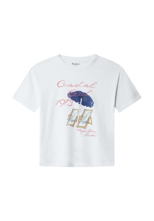 T-shirt con stampa - white