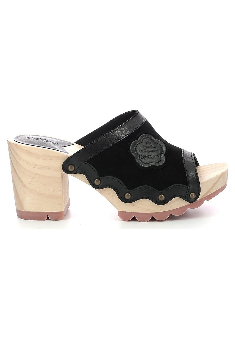 Kickers KICK Mules à talons noir