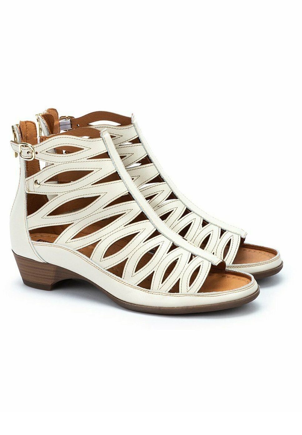 Pikolinos Sandalias tobilleras - nata/blanco - Zalando.es