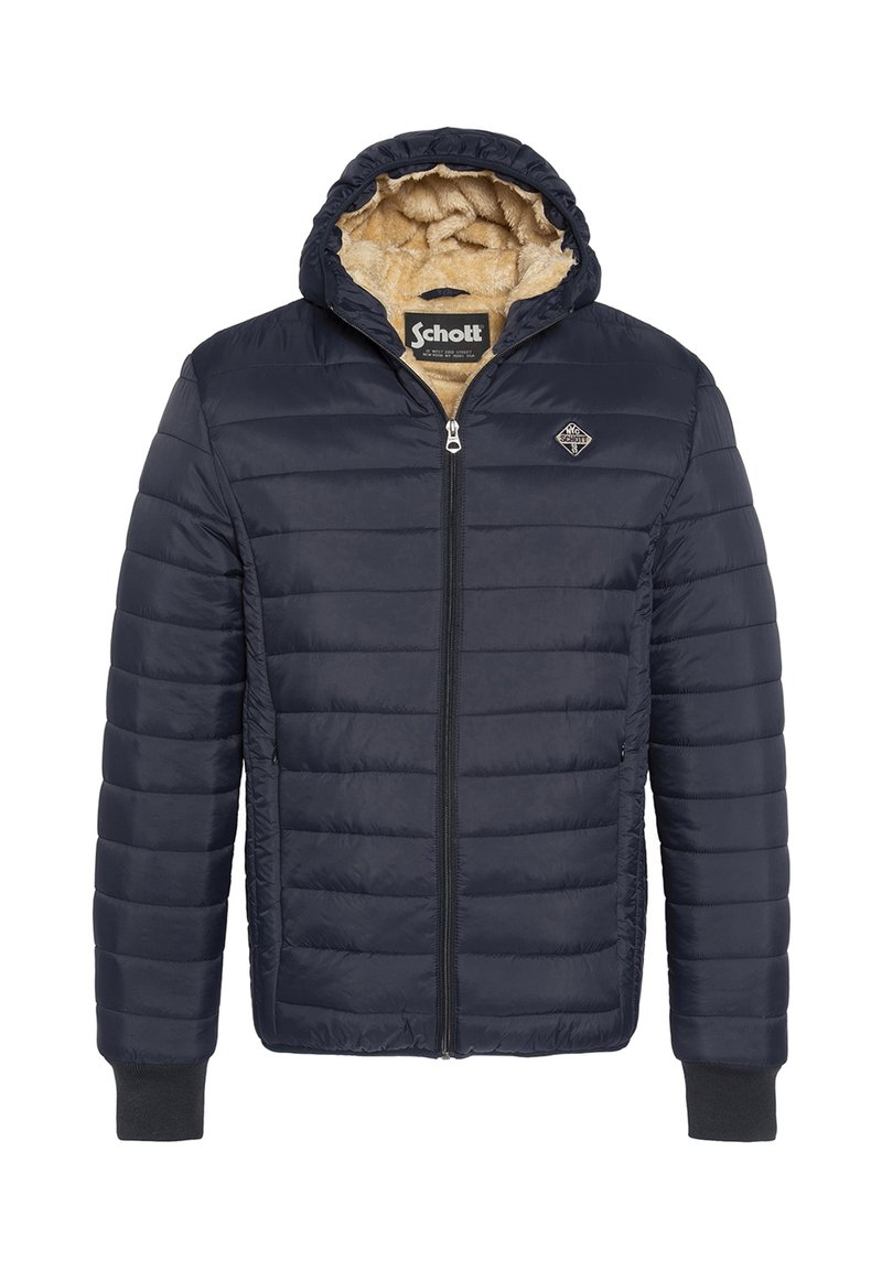 Schott Winterjas blauw