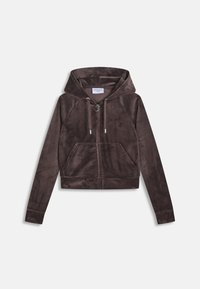 OUTLINE DIAMANTE - Sweater met rits - java