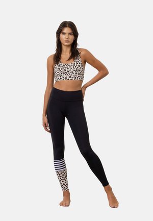 Hey Honey, HEY HONEY LEGGINGS SURF STYLE - Leggings - beige