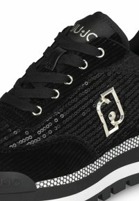 LIU JO WITH SEQUINS - Sneakers basse - black