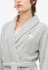 Lauren Ralph Lauren SHAWL COLLAR LONG ROBE - Badekåpe - grey