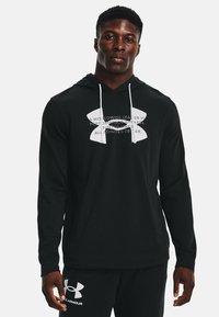 Under Armour - UA RIVAL LOGO - Hoodie - black Thumbnail Image 1