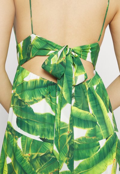 Alice + Olivia KAROLINA HALTER MAXI  - Robe de cocktail - sun palm off white