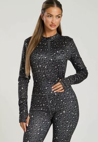 HALF ZIP LONG SLEEVE - Langarmshirt - bla