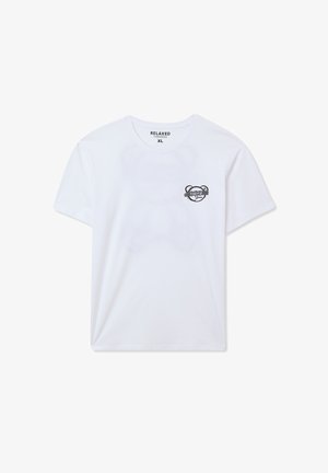 Terranova, ORSETTO AVANTI E DIETRO - T-shirt con stampa - bianco ottico