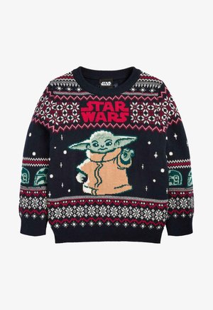 CHRISTMAS STAR WARS - Strickpullover - dark blue