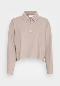 DENALI ZIP LONG SLEEVE - Camisola - beige