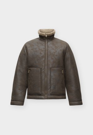 Jack & Jones, JORSALAMANCO FLIGHT JACKET - Veste mi-saison - chocolate brown