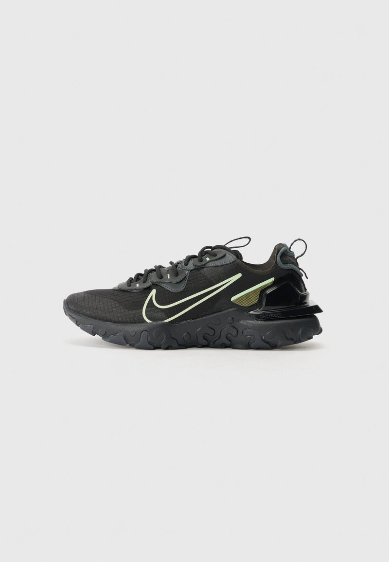 Nike Sportswear - REACT VISION UNISEX - Trainers - black/vapor green/anthracite, Enlarge