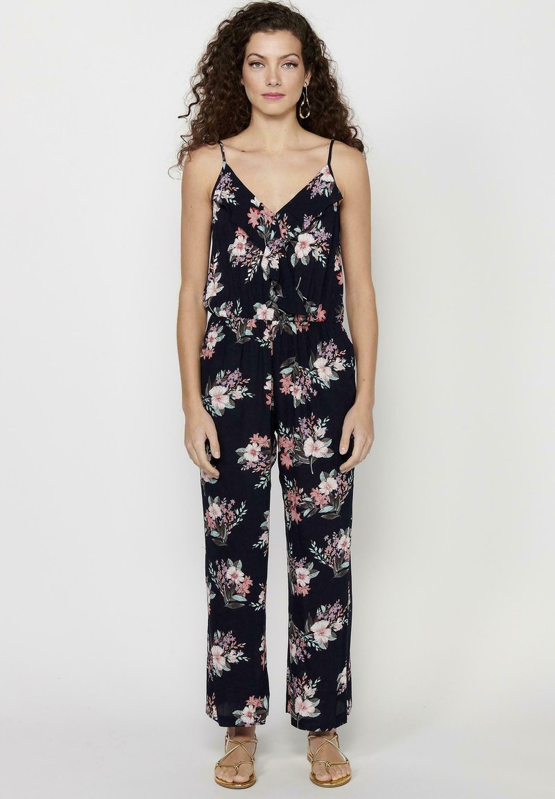 Koroshi - MONO - Jumpsuit - navy, Vergrößern