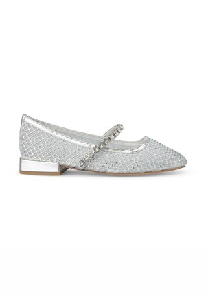 Ballerine con cinturino - plateado
