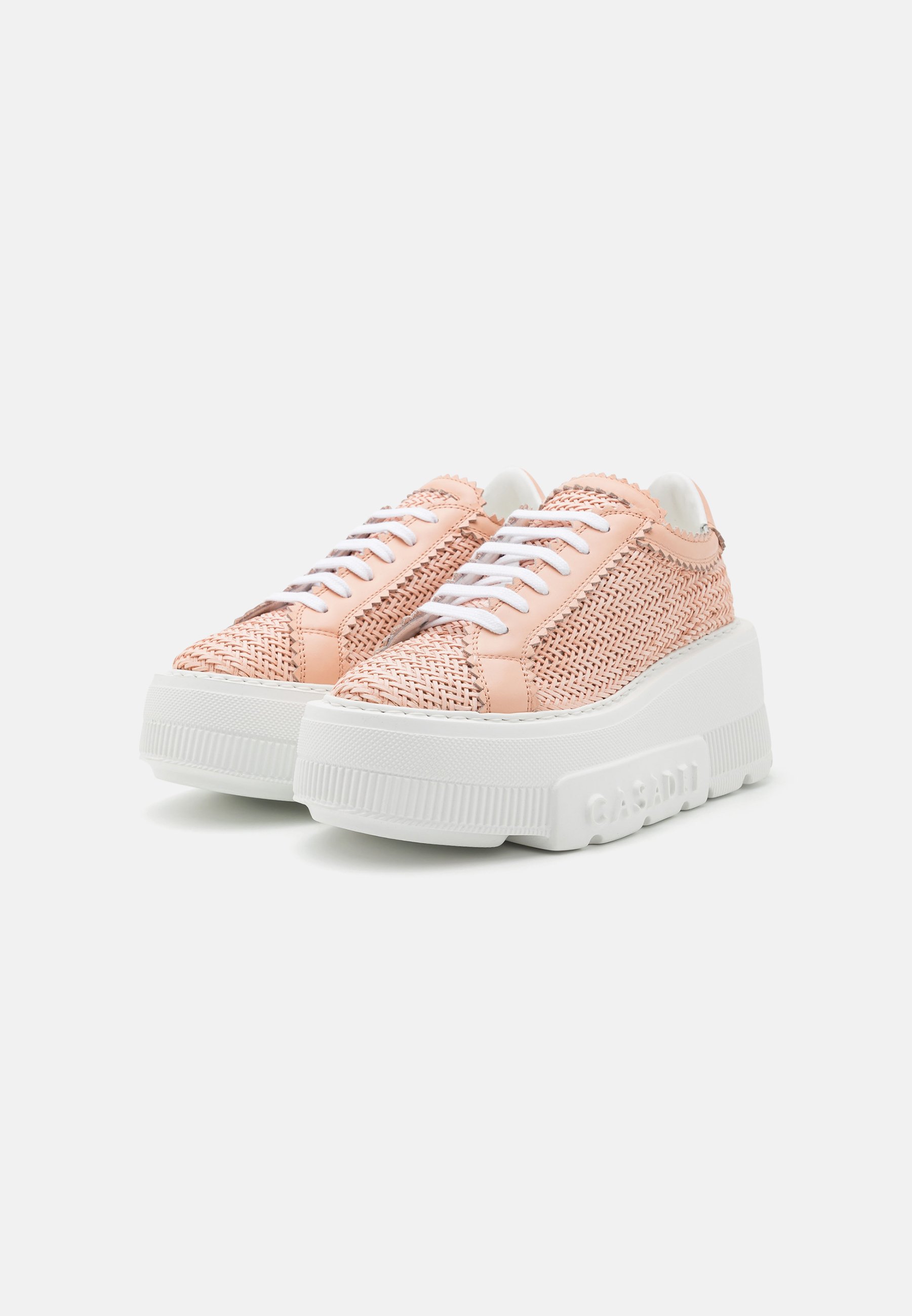 スニーカー Casadei Nexus Hanoi Woman's Platform Sneakers Nexus Hanoi Sneaker in White for Women | Casadei®