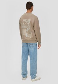 QS Sweatshirt - sandfarben