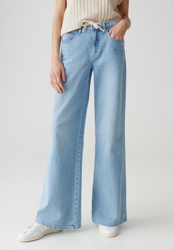 MID RISE EXTRA LONG PALAZZO FIT - Jeans Bootcut