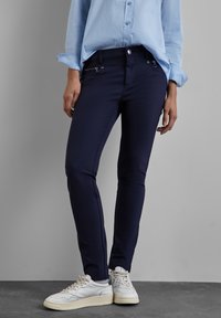 Street One Tygbyxor - dark blue