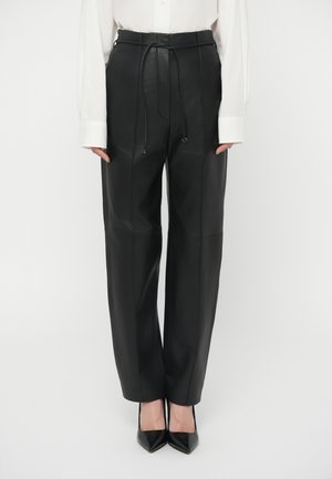 TROUSER - Skindbukser - black beauty