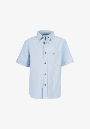 Band of Rascals BASIC SHORT SLEEVE - Vapaa-ajan kauluspaita - light blue