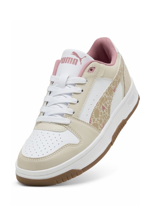 PUMA REBOUND SLAM LO WINTER SAFARI JR UNISEX - Trainers - silver fog-birch-puma white — photo 5