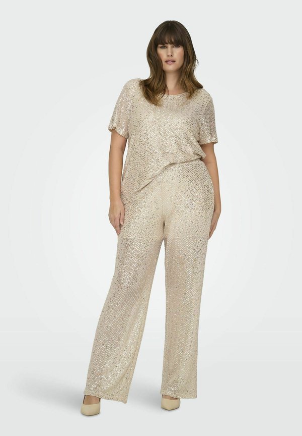 Stoffhose - frosted almond