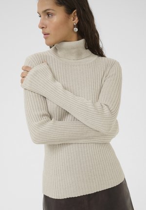 ULIMA T NECK - Maglione - pumice stone